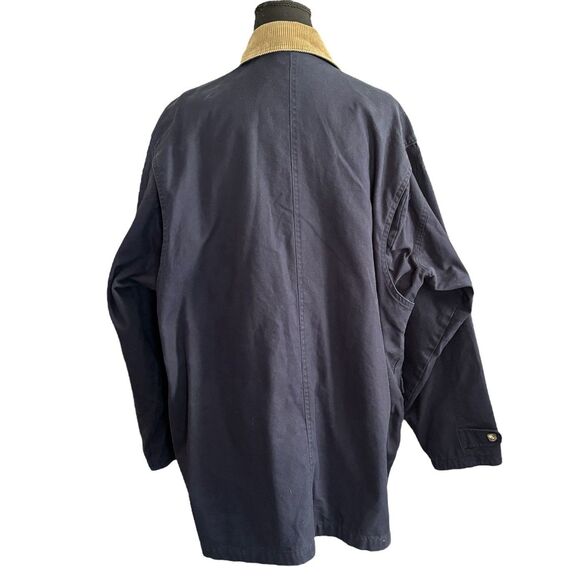 AUSTIN Frontier Vintage Barn Chore Jacket Blue Multi Pocket Lined - Picture 5 of 13